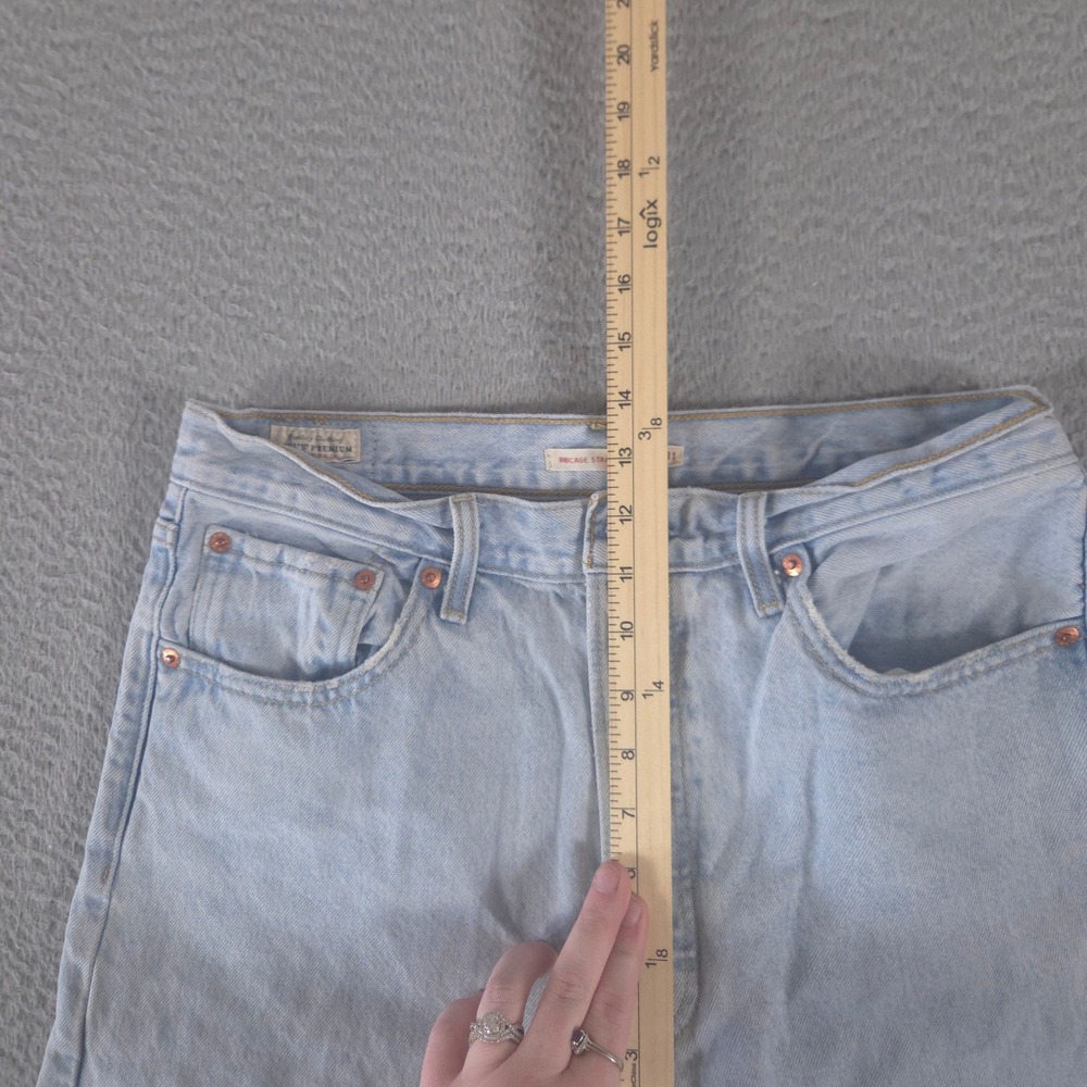 Light Blue Straight Leg Women’s Jeans - Picture 4 of 13